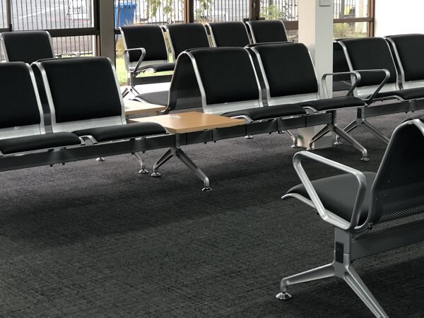 bendigo airport beams for seating