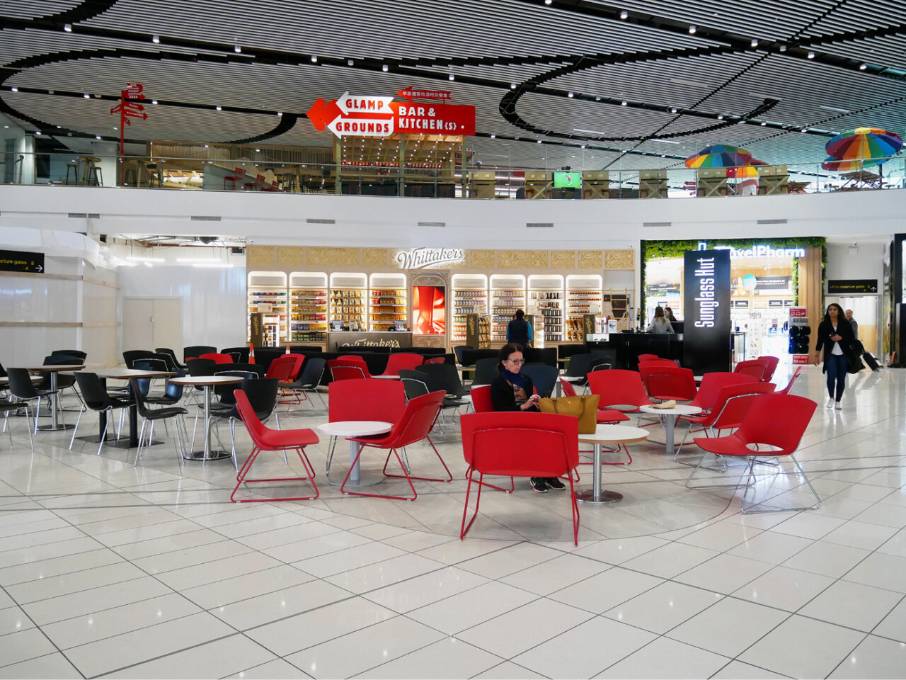 Airport waiting area chairs