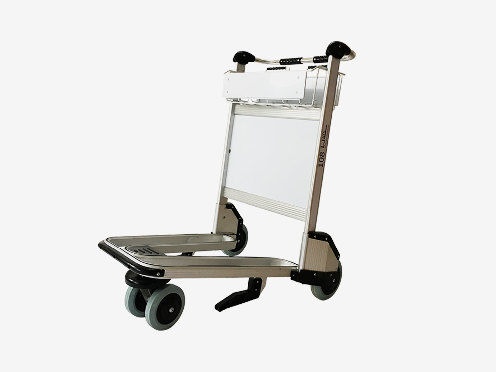 aluminium trolley with dual front castor
