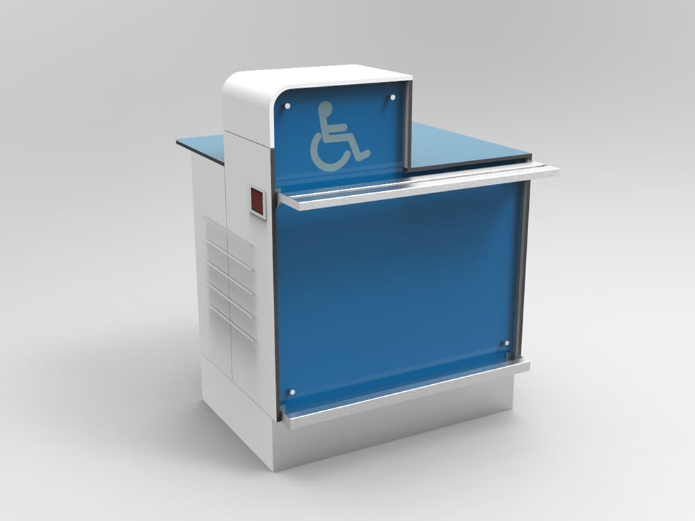 airport disability counter